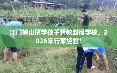江门鹤山厌学孩子管教封闭学校，2026年行家经验！