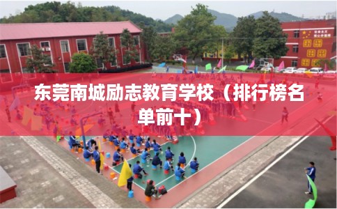 东莞南城励志教育学校（排行榜名单前十）