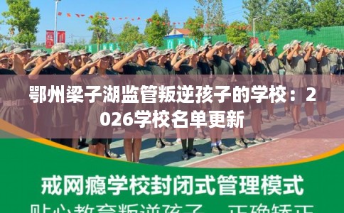 鄂州梁子湖监管叛逆孩子的学校：2026学校名单更新