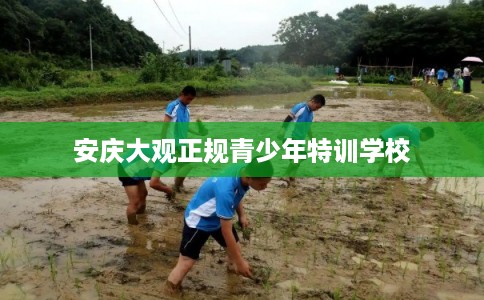 安庆大观正规青少年特训学校