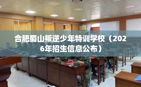 合肥蜀山叛逆少年特训学校（2026年招生信息公布）