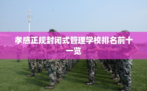孝感正规封闭式管理学校排名前十一览 孝感正规封闭式管理学校排名前十一览