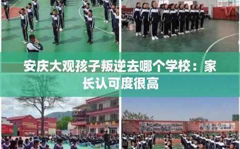 安庆大观孩子叛逆去哪个学校：家长认可度很高