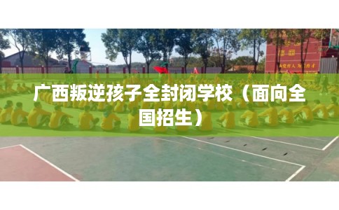 广西叛逆孩子全封闭学校（面向全国招生）