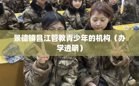 景德镇昌江管教青少年的机构（办学透明）