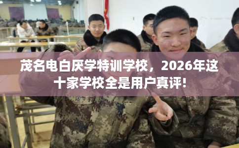茂名电白厌学特训学校，2026年这十家学校全是用户真评!