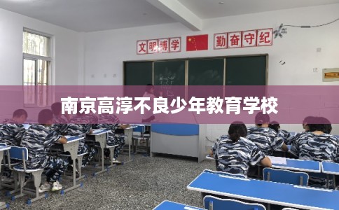 南京高淳不良少年教育学校