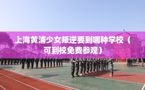 上海黄浦少女叛逆要到哪种学校(可到校免费参观) 上海黄浦少女叛逆要到哪种学校(可到校免费参观)