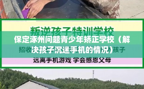 保定涿州问题青少年矫正学校（解决孩子沉迷手机的情况）