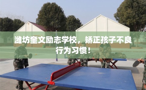 潍坊奎文励志学校，矫正孩子不良行为习惯！