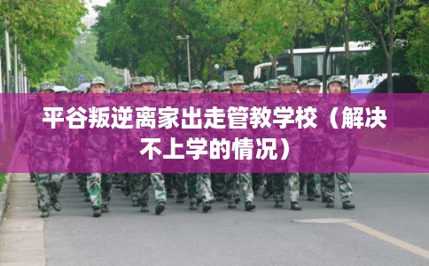 平谷叛逆离家出走管教学校（解决不上学的情况）