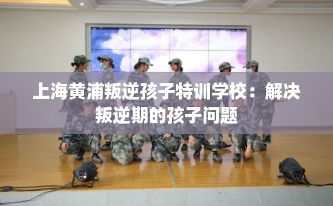 上海黄浦叛逆孩子特训学校：解决叛逆期的孩子问题