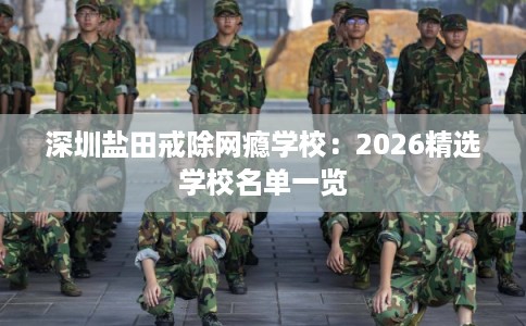 深圳盐田戒除网瘾学校:2026精选学校名单一览 深圳盐田戒除网瘾学校:2026精选学校名单一览