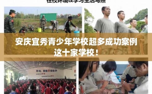 安庆宜秀青少年学校超多成功案例这十家学校！