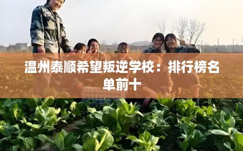 温州泰顺希望叛逆学校:排行榜名单前十 温州泰顺希望叛逆学校:排行榜名单前十