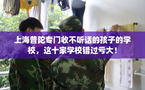 上海普陀专门收不听话的孩子的学校,这十家学校错过亏大! 上海普陀专门收不听话的孩子的学校,这十家学校错过亏大!