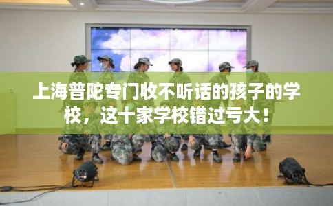 上海普陀专门收不听话的孩子的学校，这十家学校错过亏大！