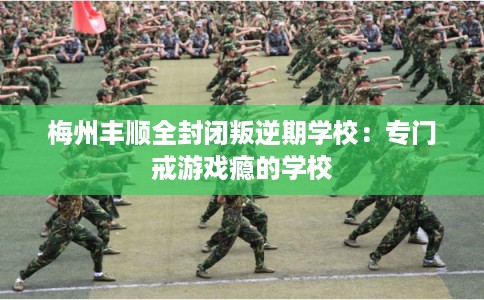 梅州丰顺全封闭叛逆期学校：专门戒游戏瘾的学校