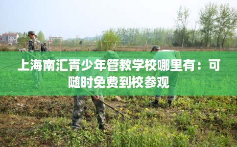 上海南汇青少年管教学校哪里有:可随时免费到校参观 上海南汇青少年管教学校哪里有:可随时免费到校参观
