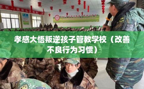 孝感大悟叛逆孩子管教学校（改善不良行为习惯）