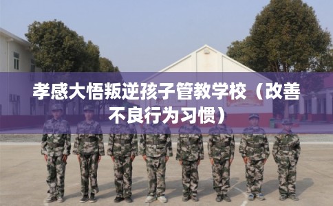孝感大悟叛逆孩子管教学校（改善不良行为习惯）