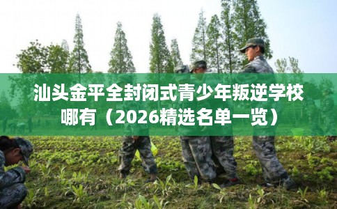 汕头金平全封闭式青少年叛逆学校哪有（2026精选名单一览）