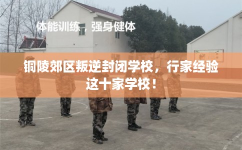铜陵郊区叛逆封闭学校，行家经验这十家学校！