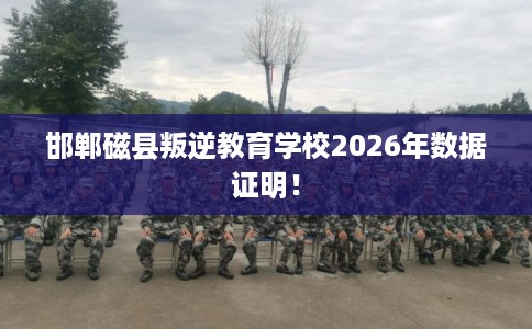 邯郸磁县叛逆教育学校2026年数据证明！