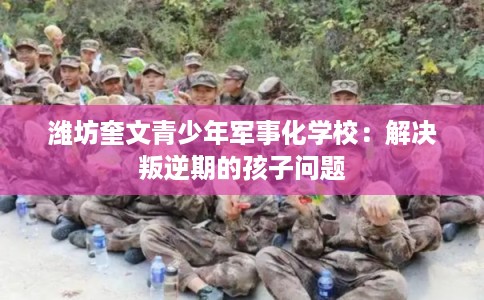 潍坊奎文青少年军事化学校：解决叛逆期的孩子问题