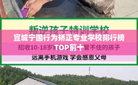 宣城宁国行为矫正专业学校排行榜TOP前十