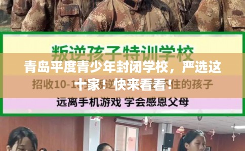 青岛平度青少年封闭学校,严选这十家!快来看看! 青岛平度青少年封闭学校,严选这十家!快来看看!