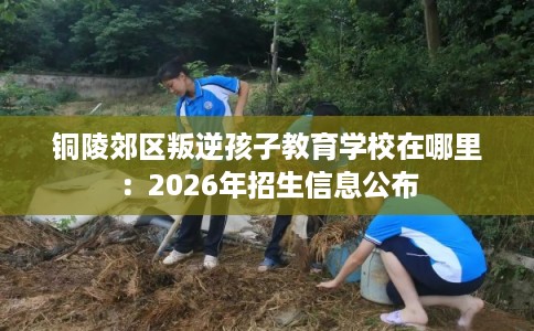 铜陵郊区叛逆孩子教育学校在哪里:2026年招生信息公布 铜陵郊区叛逆孩子教育学校在哪里:2026年招生信息公布