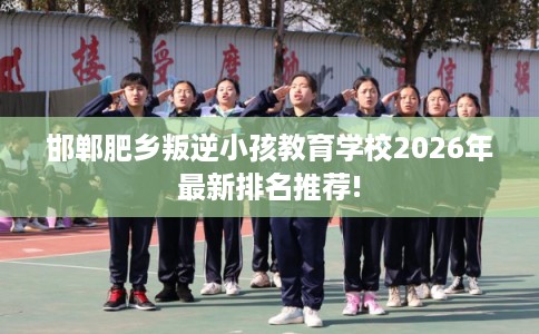 邯郸肥乡叛逆小孩教育学校2026年最新排名推荐!