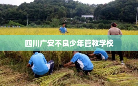 四川广安不良少年管教学校