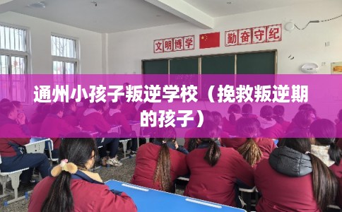 通州小孩子叛逆学校（挽救叛逆期的孩子）