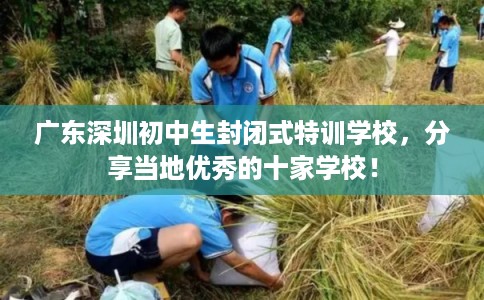 广东深圳初中生封闭式特训学校,分享当地优秀的十家学校! 广东深圳初中生封闭式特训学校,分享当地优秀的十家学校!