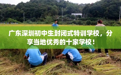 广东深圳初中生封闭式特训学校，分享当地优秀的十家学校！