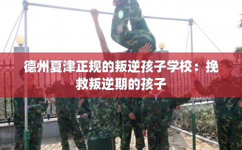 德州夏津正规的叛逆孩子学校:挽救叛逆期的孩子 德州夏津正规的叛逆孩子学校:挽救叛逆期的孩子