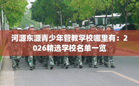 河源东源青少年管教学校哪里有：2026精选学校名单一览