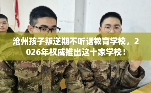 沧州孩子叛逆期不听话教育学校，2026年权威推出这十家学校！