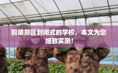 铜陵郊区封闭式的学校，本文为您细致实测！