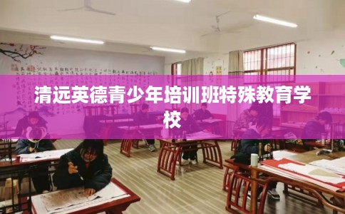 清远英德青少年培训班特殊教育学校