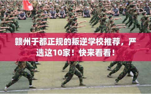 赣州于都正规的叛逆学校推荐，严选这10家！快来看看！