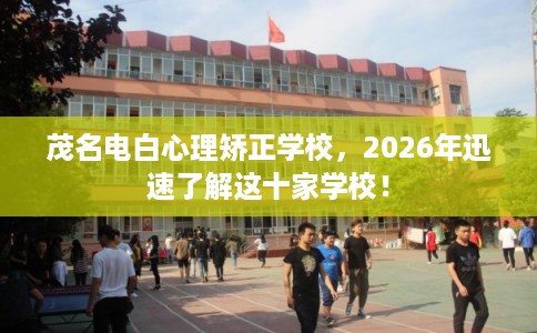 茂名电白心理矫正学校，2026年迅速了解这十家学校！