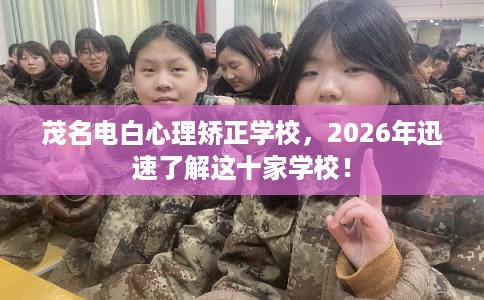 茂名电白心理矫正学校，2026年迅速了解这十家学校！