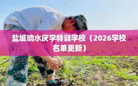 盐城响水厌学特训学校（2026学校名单更新）