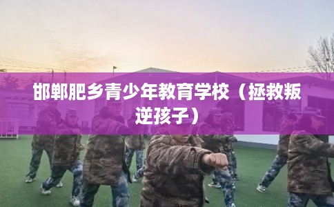 邯郸肥乡青少年教育学校（拯救叛逆孩子）