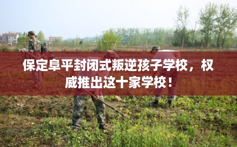 保定阜平封闭式叛逆孩子学校，权威推出这十家学校！