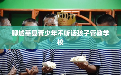 聊城莘县青少年不听话孩子管教学校