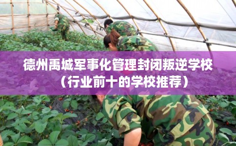 德州禹城军事化管理封闭叛逆学校（行业前十的学校推荐）